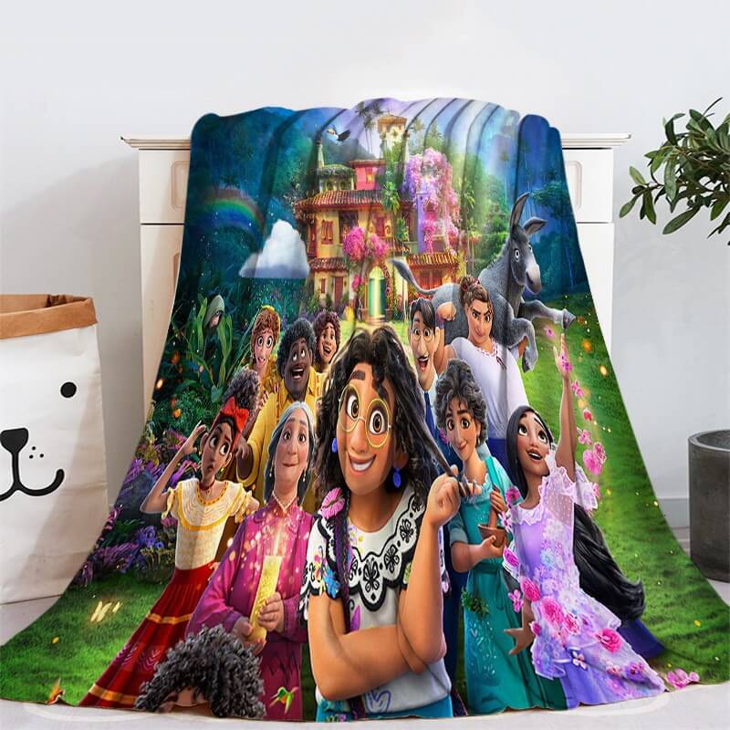 2024 NEW Encanto Blanket Cosplay Flannel Throw Room Decoration