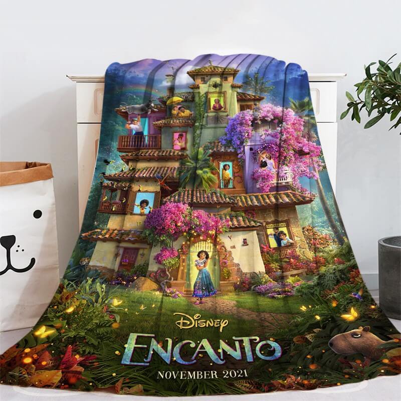 2024 NEW Encanto Blanket Cosplay Flannel Throw Room Decoration