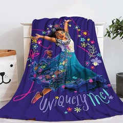 2024 NEW Encanto Mirabel Blanket Cosplay Flannel Throw Room Decoration