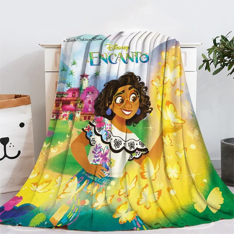 2024 NEW Encanto Mirabel Blanket Cosplay Flannel Throw Room Decoration