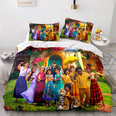 2024 NEW Encanto The Madrigal Family Bedding Set Quilt Duvet Cover Bedding Sets