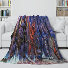 2025 NEW Evangelion Blanket Flannel Fleece Throw Room Decoration