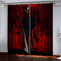 2024 NEW Fairy Tail Pattern Curtains Blackout Window Drapes
