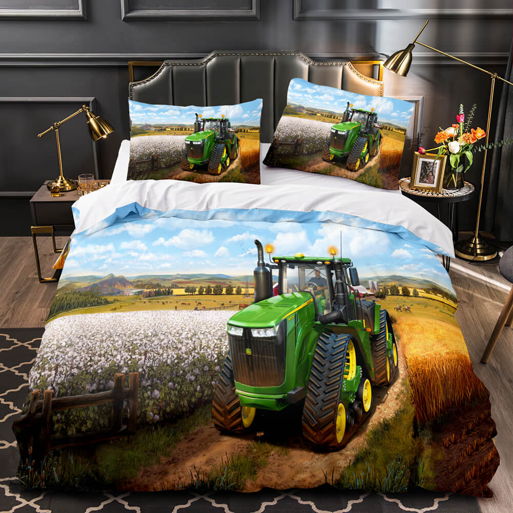 2024 NEW Farming Traktor Lamborghini Trattori Tractor Bedding Set Duvet Covers