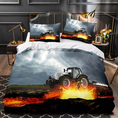 2024 NEW Farming Traktor Lamborghini Trattori Tractor Bedding Set Duvet Covers