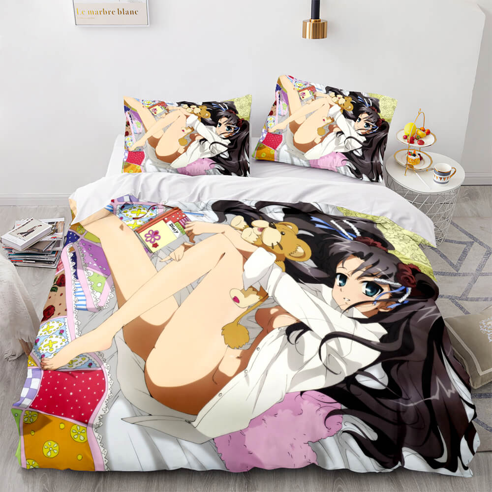 2026 NEW Fate stay night Tohsaka Rin Bedding Set Quilt Covers Without Filler