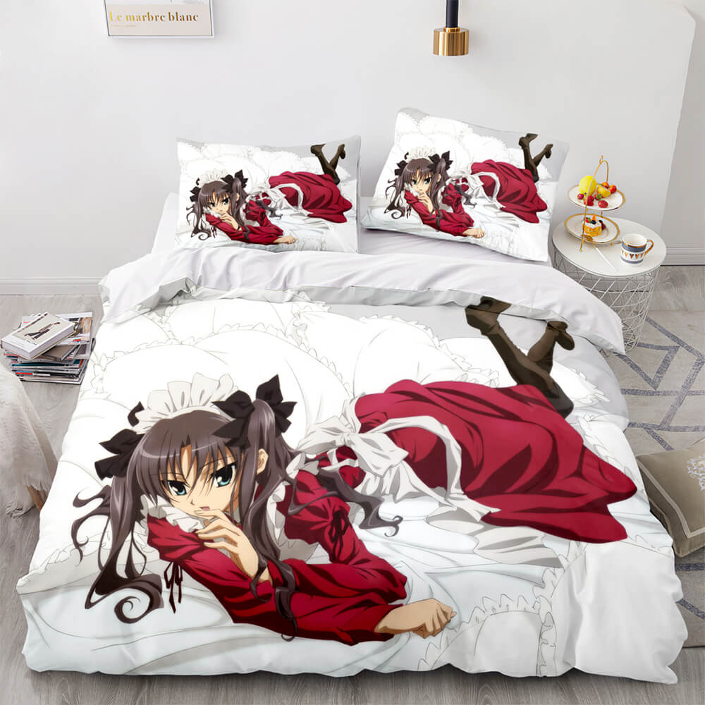 2026 NEW Fate stay night Tohsaka Rin Bedding Set Quilt Covers Without Filler