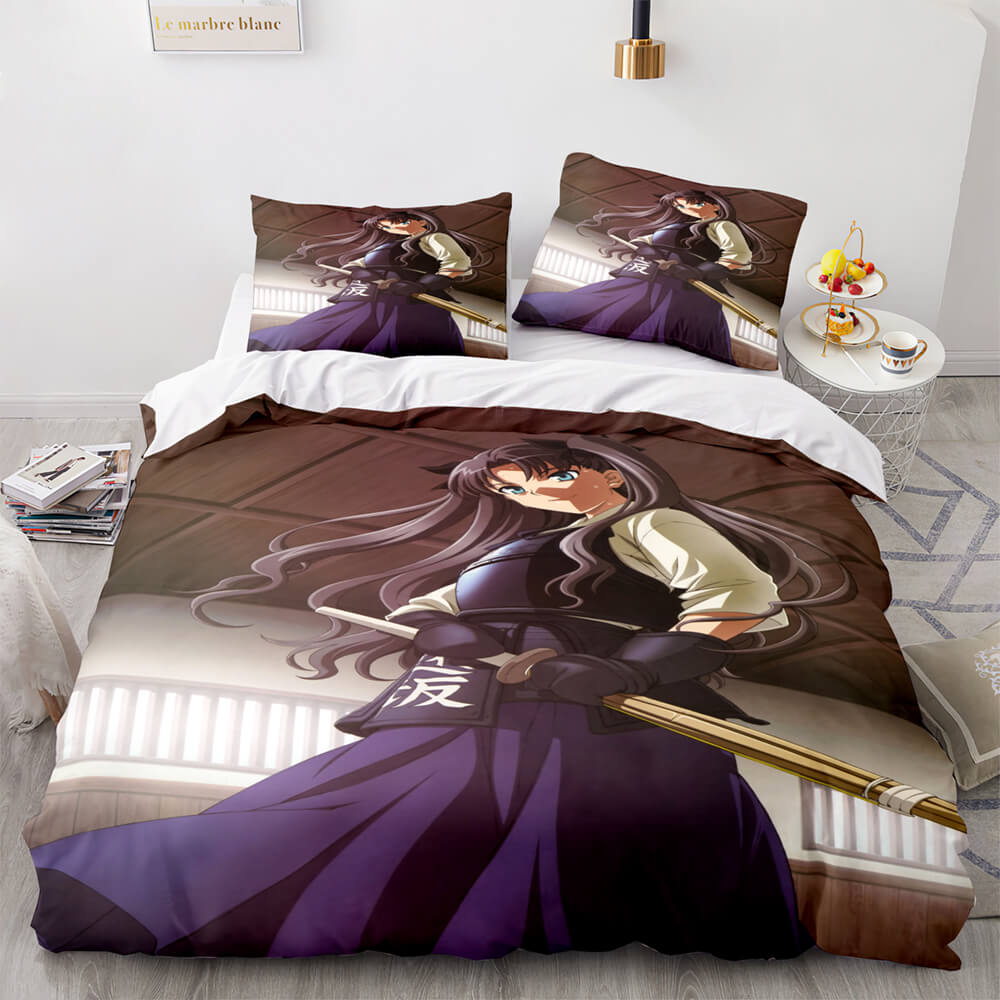 2026 NEW Fate stay night Tohsaka Rin Bedding Set Quilt Covers Without Filler