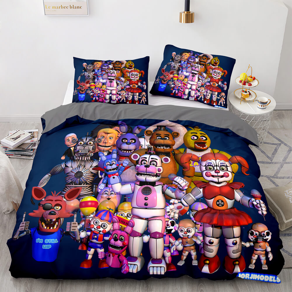 2024 NEW Five Nights at Freddys Bedding Set Quilt Cover