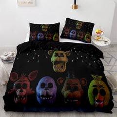 2024 NEW Five Nights at Freddy's Cosplay Bedding Quilt Cover Without Filler