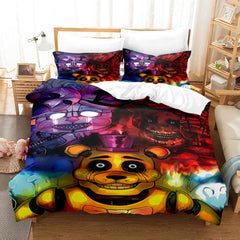 2024 NEW Five Nights at Freddy's Cosplay Bedding Set Quilt Cover Without Filler
