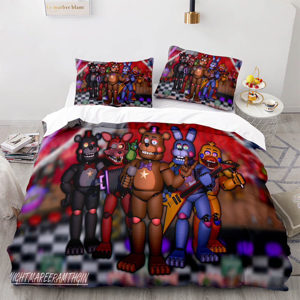 2024 NEW Five Nights at Freddy's Cosplay Bedding Sets Quilt Covers Without Filler