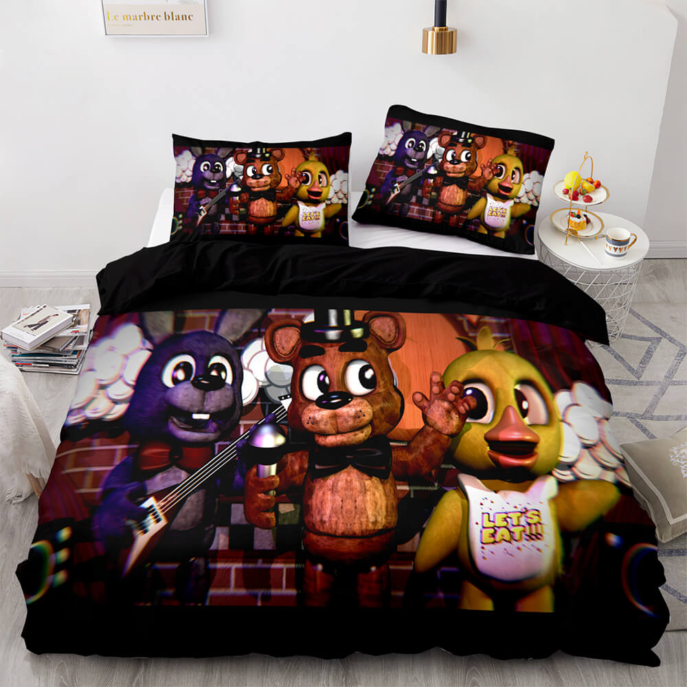 2024 NEW Five Nights at Freddy's Cosplay Bedding Sets Quilt Covers Without Filler