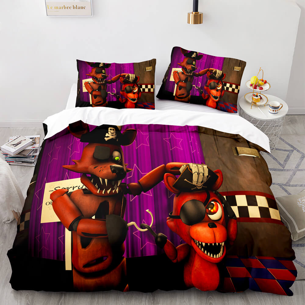 2024 NEW Five Nights at Freddy's Cosplay Bedding Sets Quilt Covers Without Filler