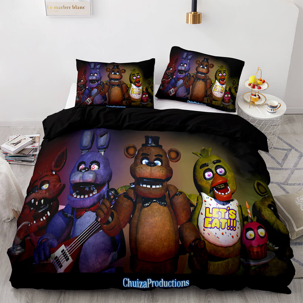 2024 NEW Five Nights at Freddy's Cosplay Bedding Sets Quilt Covers Without Filler