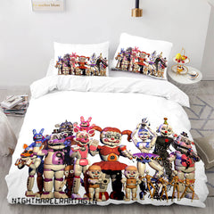 2024 NEW Five Nights at Freddy's Cosplay Bedding Sets Quilt Covers Without Filler