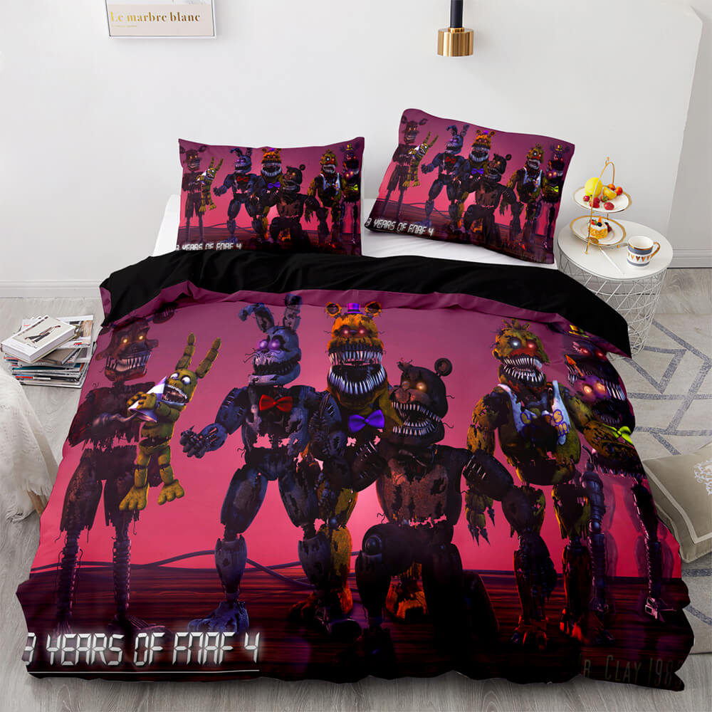 2024 NEW Five Nights at Freddy's Cosplay Bedding Sets Quilt Covers Without Filler