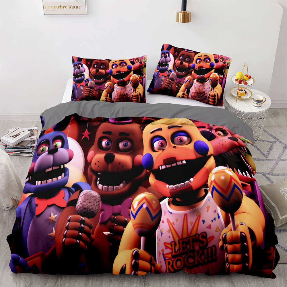 2024 NEW Five Nights at Freddy's Cosplay Bedding Sets Quilt Covers Without Filler