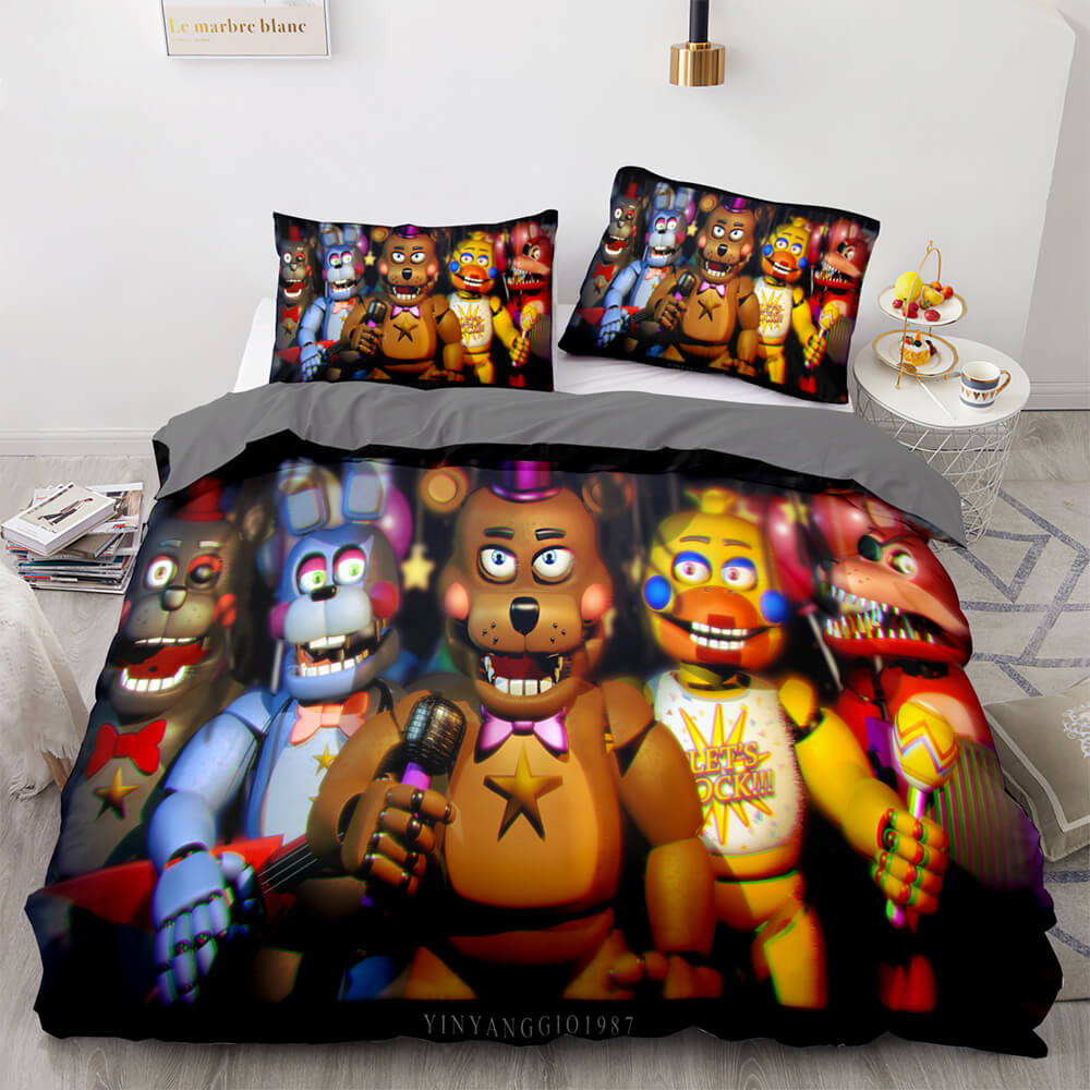 2024 NEW Five Nights at Freddy's Cosplay Bedding Sets Quilt Covers Without Filler