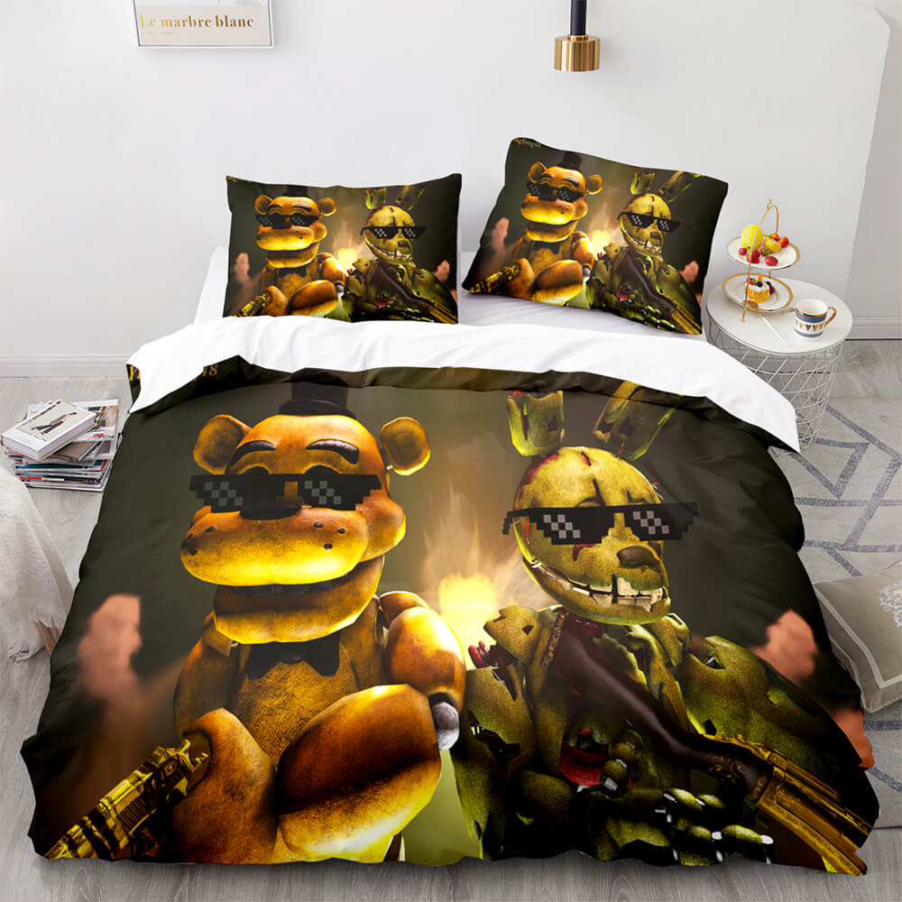 2024 NEW Five Nights at Freddy's Cosplay Bedding Sets Quilt Covers Without Filler