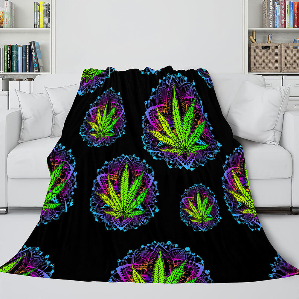 2024 NEW Flower Flannel Fleece Throw Cosplay Blanket