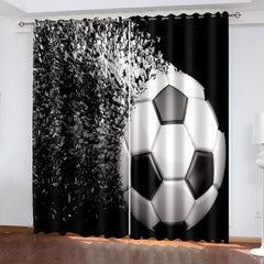 2024 NEW Football Curtains Blackout Window Drapes