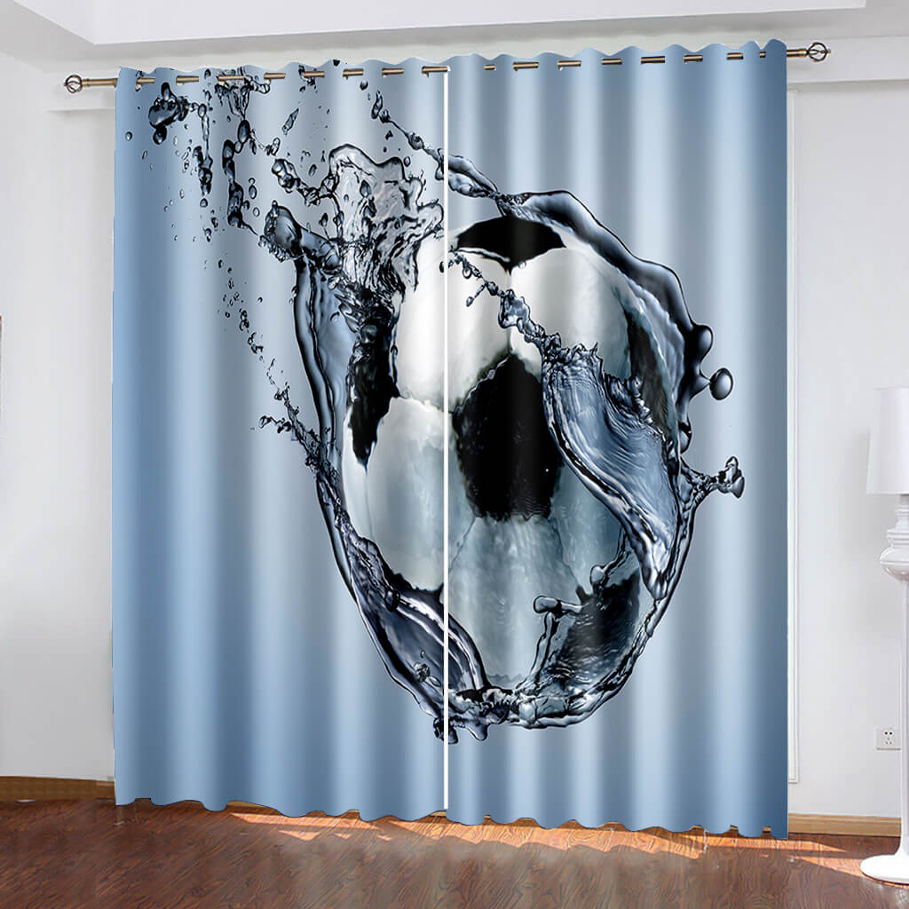 2024 NEW Football Curtains Blackout Window Drapes