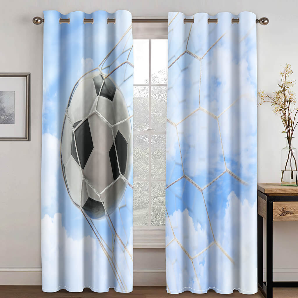 2025 NEW Football Curtains Blackout Window Treatments Drapes for Room Decoration