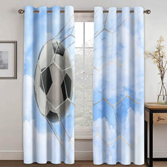 2025 NEW Football Curtains Blackout Window Treatments Drapes for Room Decoration