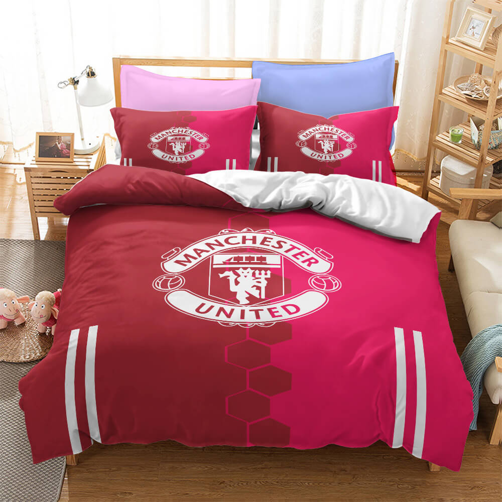 2024 NEW Football Team FCB Bedding Sets Quilt Covers Without Filler