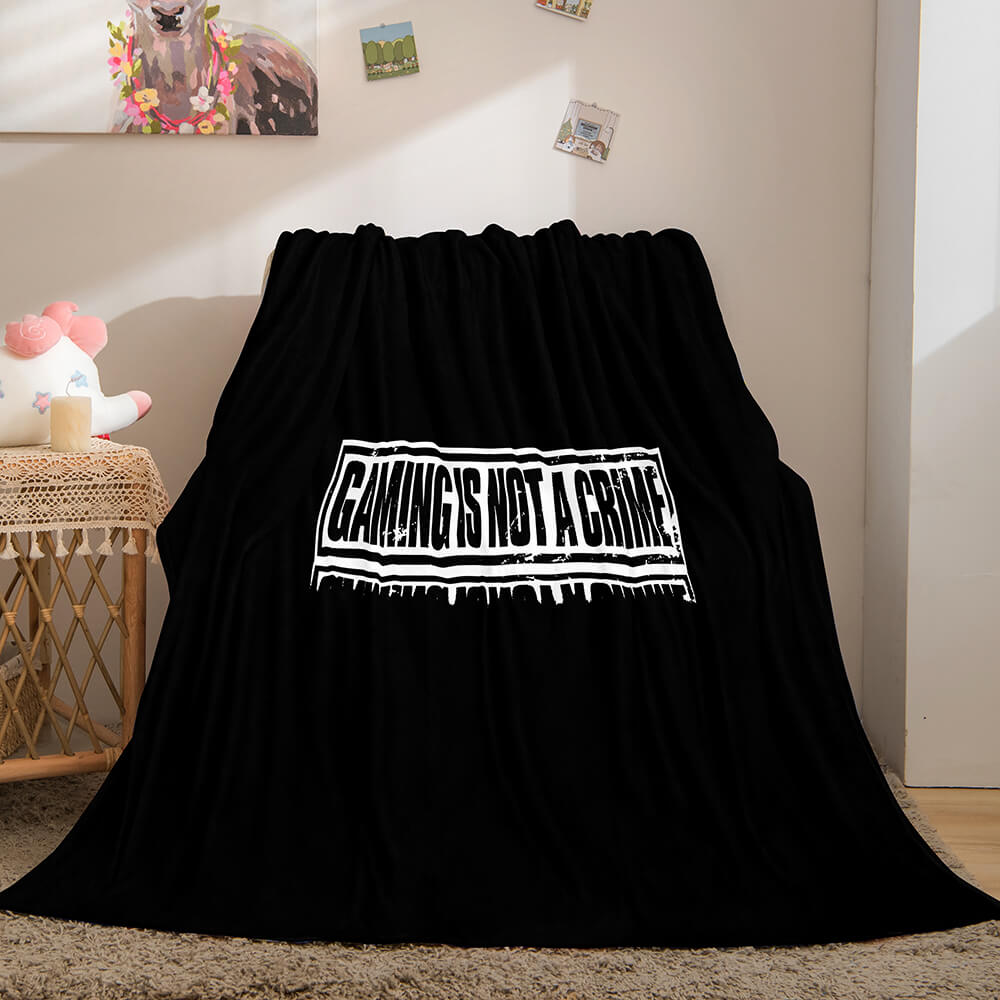 2024 NEW Gamer Cosplay Flannel Blanket Throw