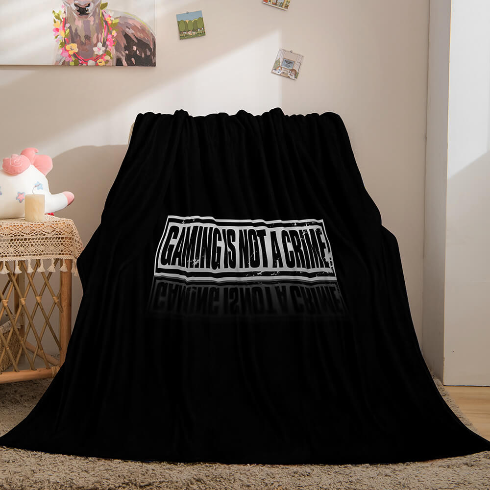 2024 NEW Gamer Cosplay Flannel Blanket Throw