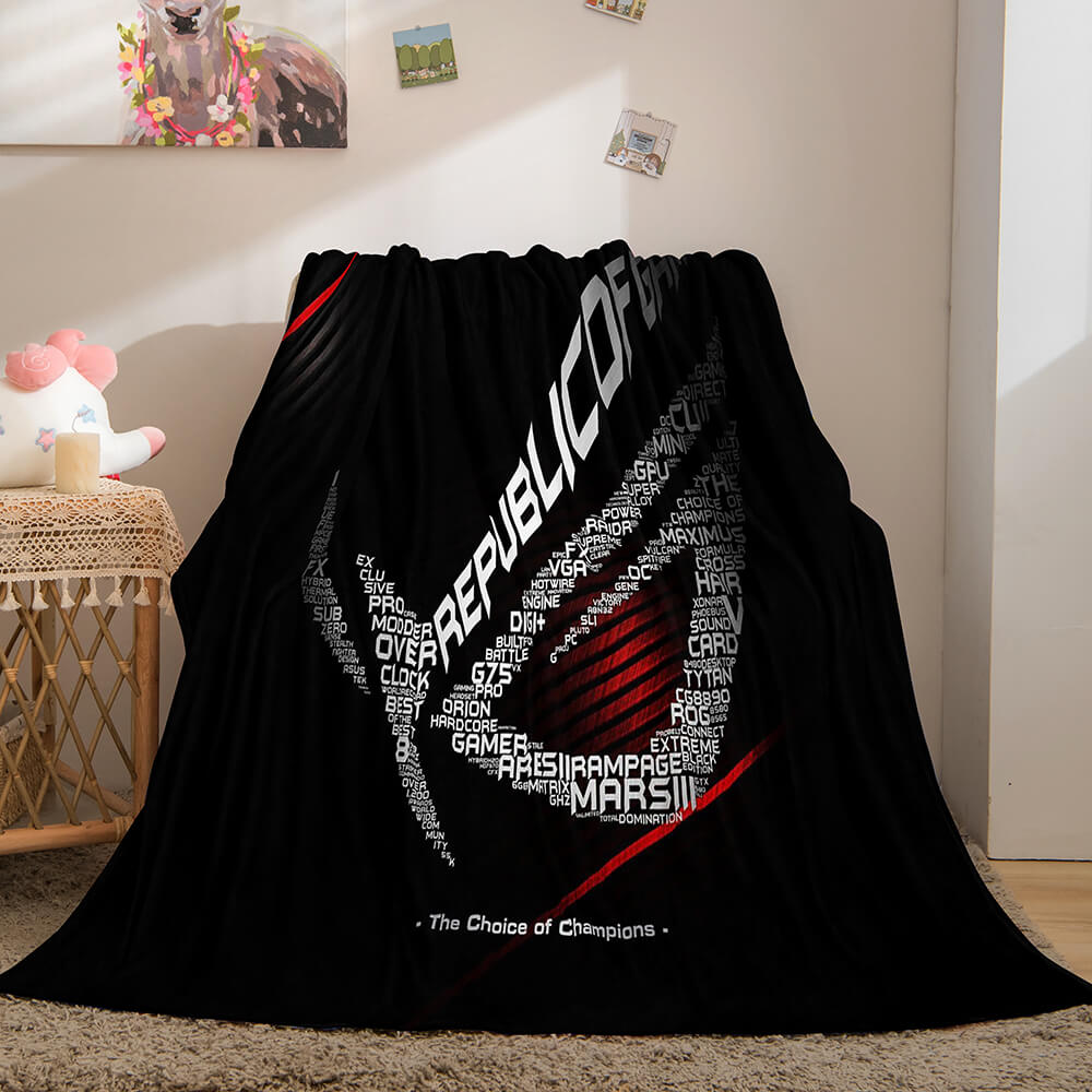 2024 NEW Gamer Cosplay Flannel Blanket Throw