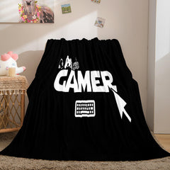 2024 NEW Gamer Cosplay Flannel Blanket Throw