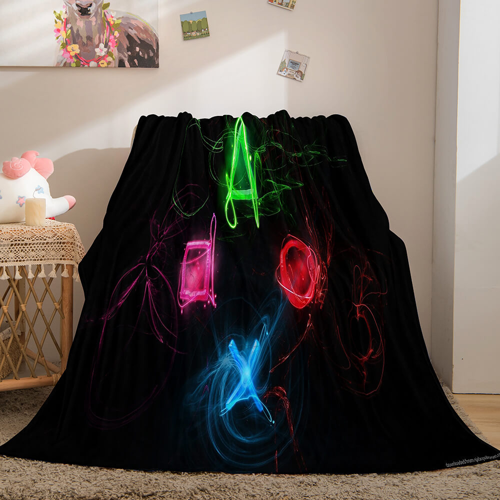 2024 NEW Gamer Cosplay Flannel Blanket Throw