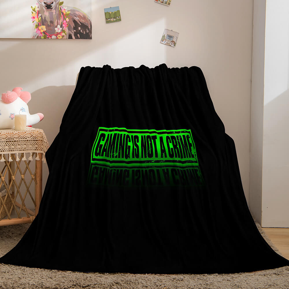 2024 NEW Gamer Cosplay Flannel Blanket Throw