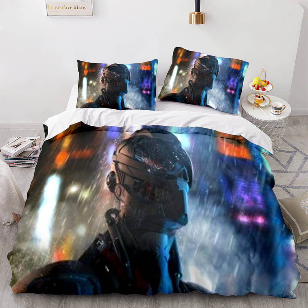 2024 NEW Game Cyberpunk 2077 Bedding Set Cosplay Quilt Cover Without Filler