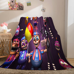 2024 NEW Game Five Nights at Freddy's Cosplay Blanket Flannel Caroset Throw