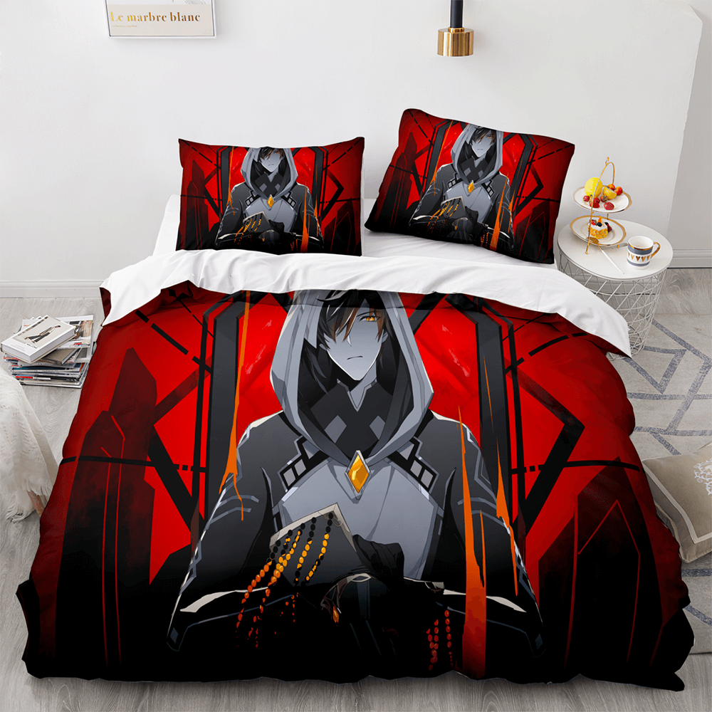 2026 NEW Game Genshin Impact Bedding Set Quilt Cover