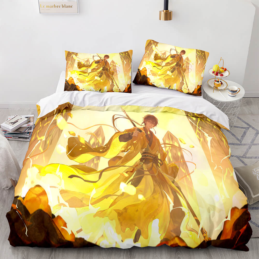 2026 NEW Game Genshin Impact Bedding Set Quilt Cover