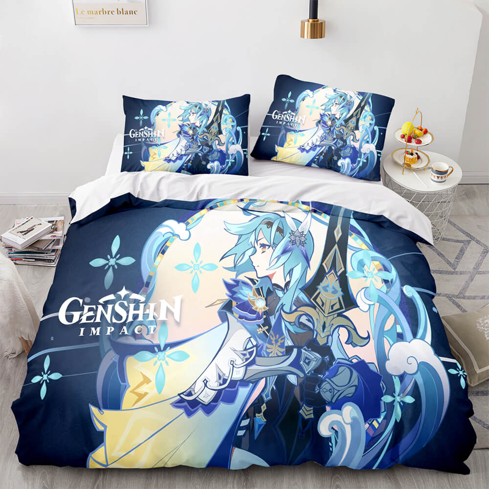 2026 NEW Game Genshin Impact Bedding Set Quilt Cover