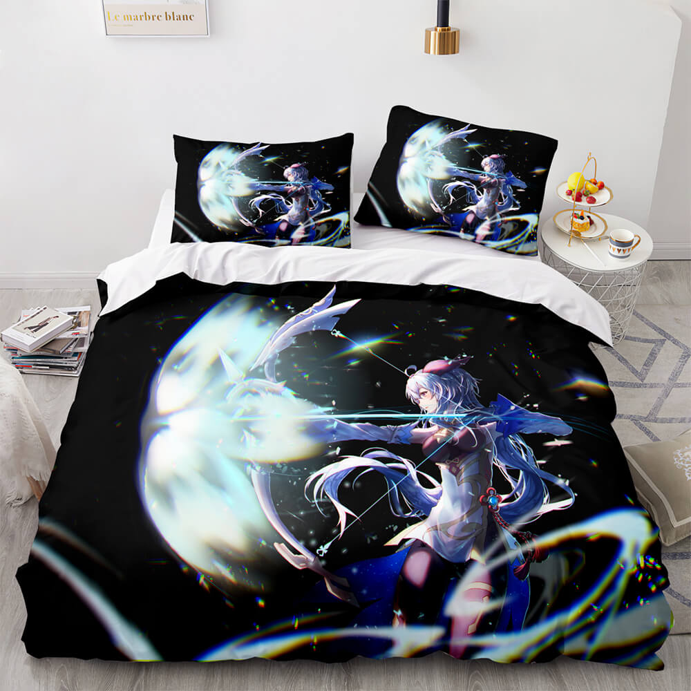2026 NEW Game Genshin Impact Bedding Set Quilt Cover