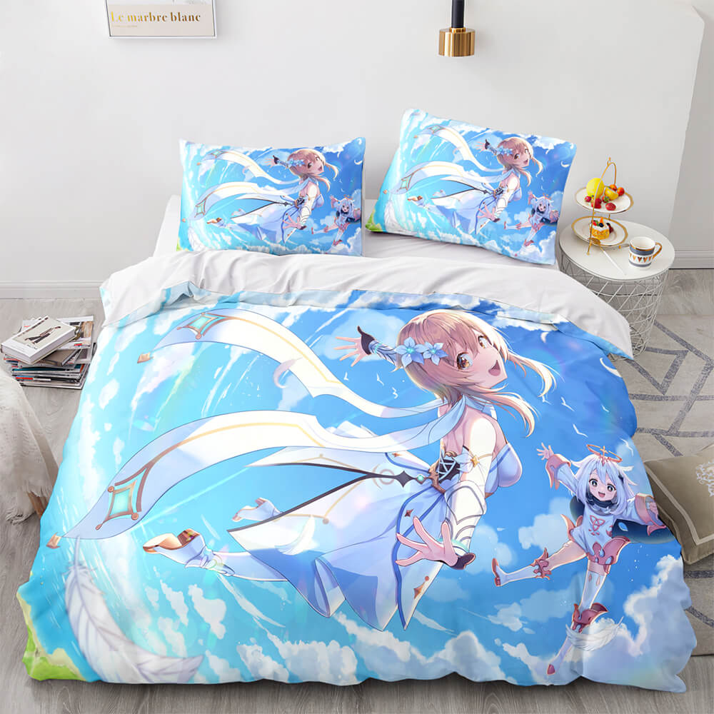 2026 NEW Game Genshin Impact Bedding Set Quilt Cover