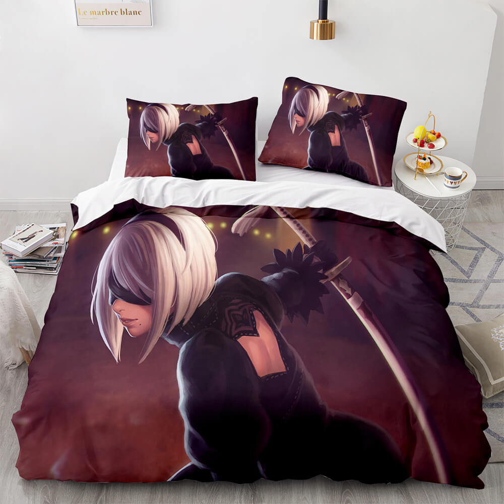 2024 NEW Game NieR Automata Cosplay Bedding Set Quilt Covers Without Filler