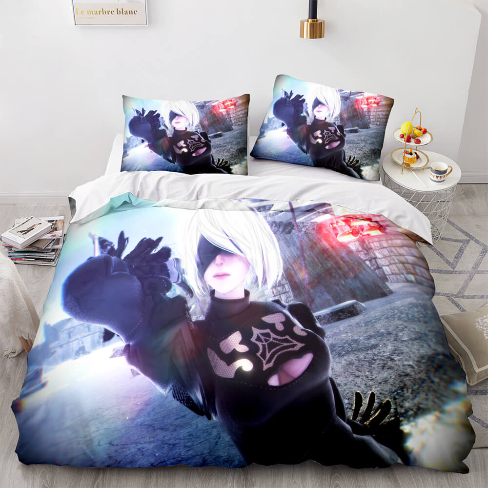 2024 NEW Game NieR Automata Cosplay Bedding Set Quilt Covers Without Filler