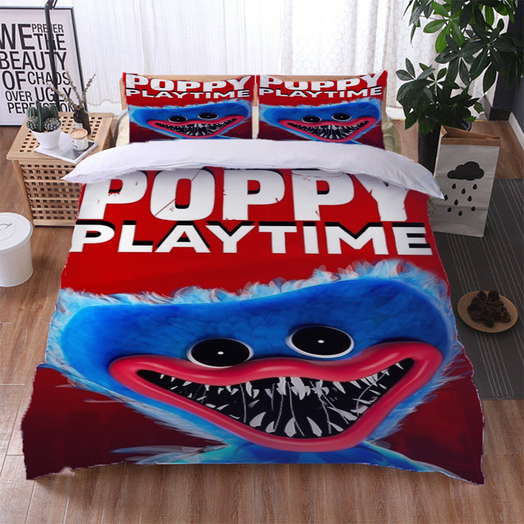 2024 NEW Game Poppy Playtime Bedding Set Duvet Cover