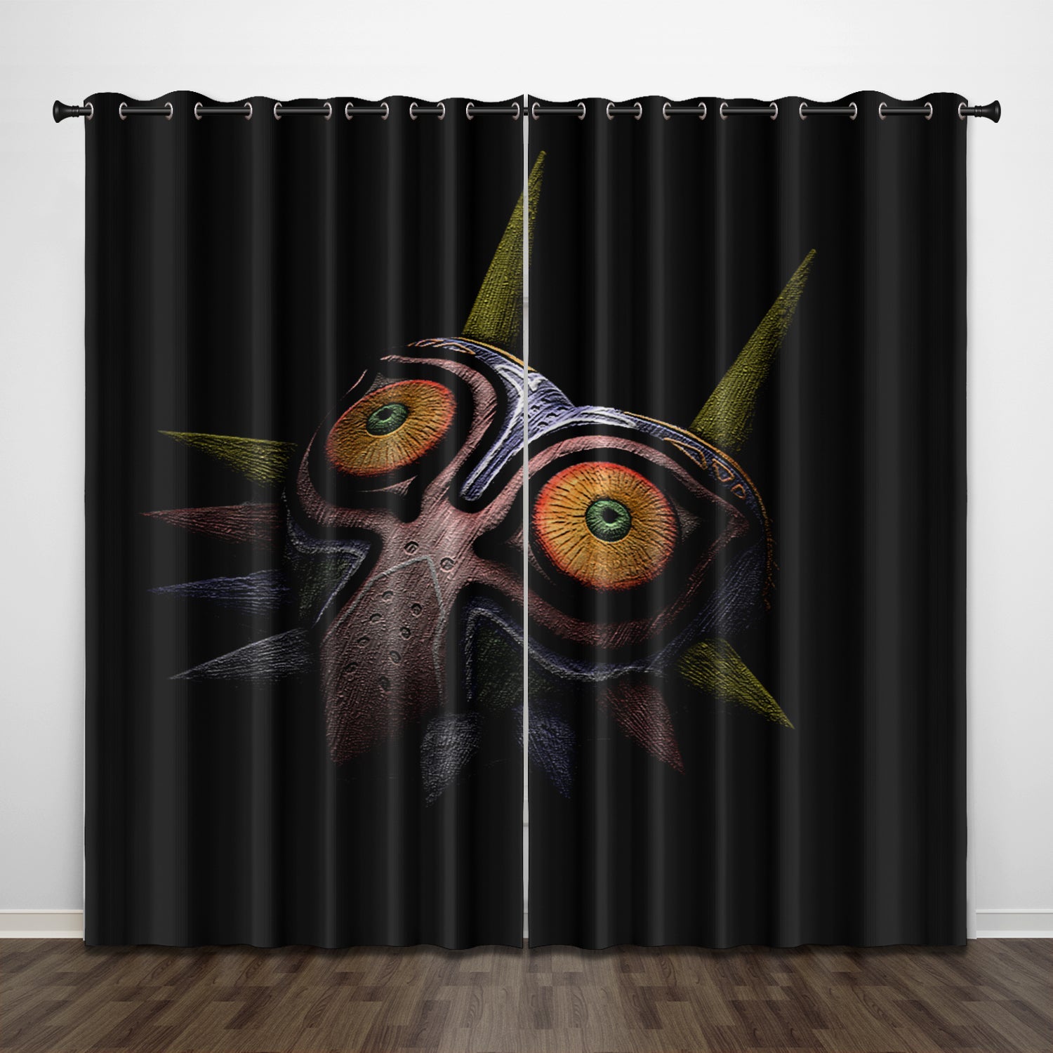 2024 NEW Game The Legend of Zelda Curtains Pattern Blackout Window Drapes