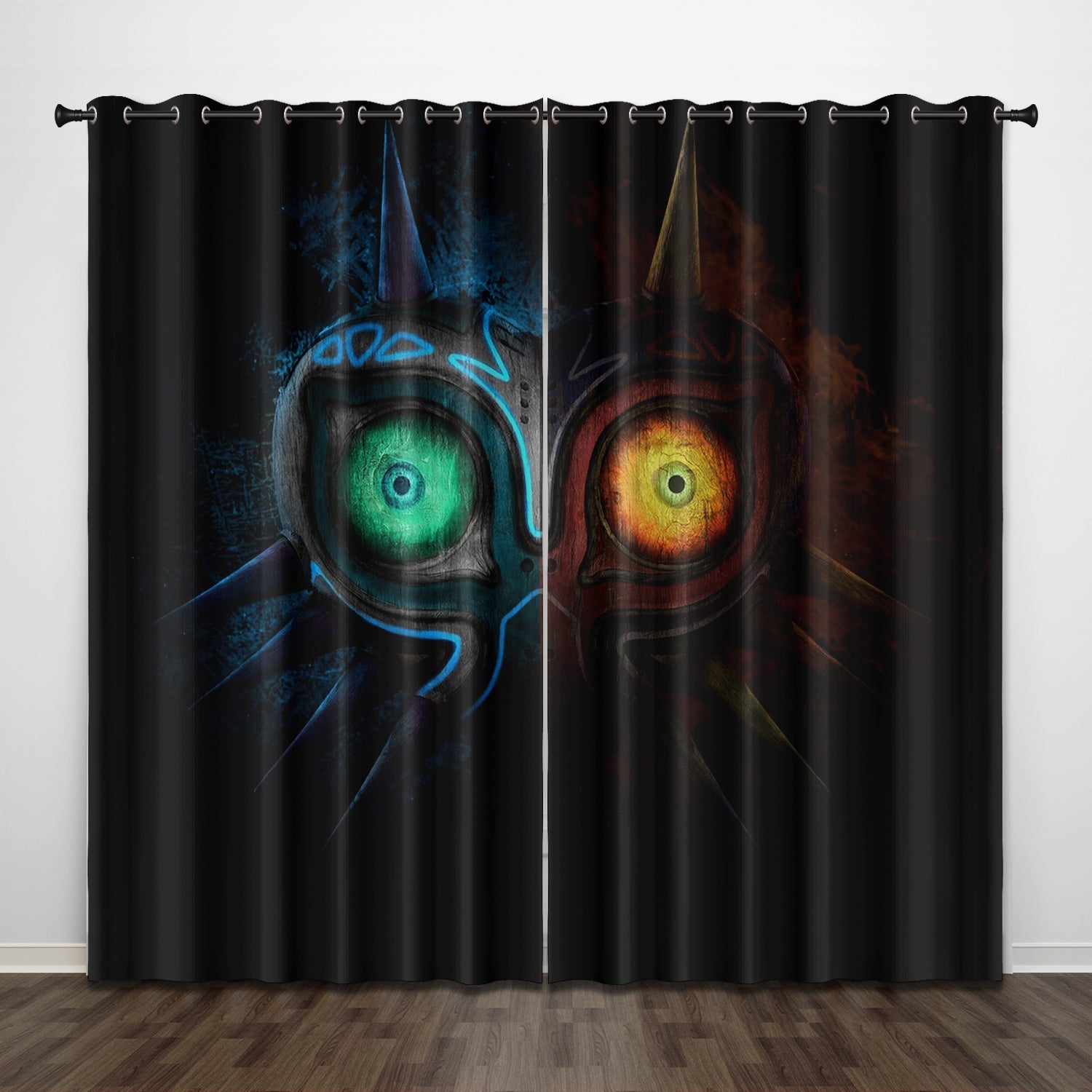 2024 NEW Game The Legend of Zelda Curtains Pattern Blackout Window Drapes