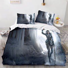 2024 NEW Game Tomb Raider Cosplay Bedding Sets Quilt Covers Without Filler