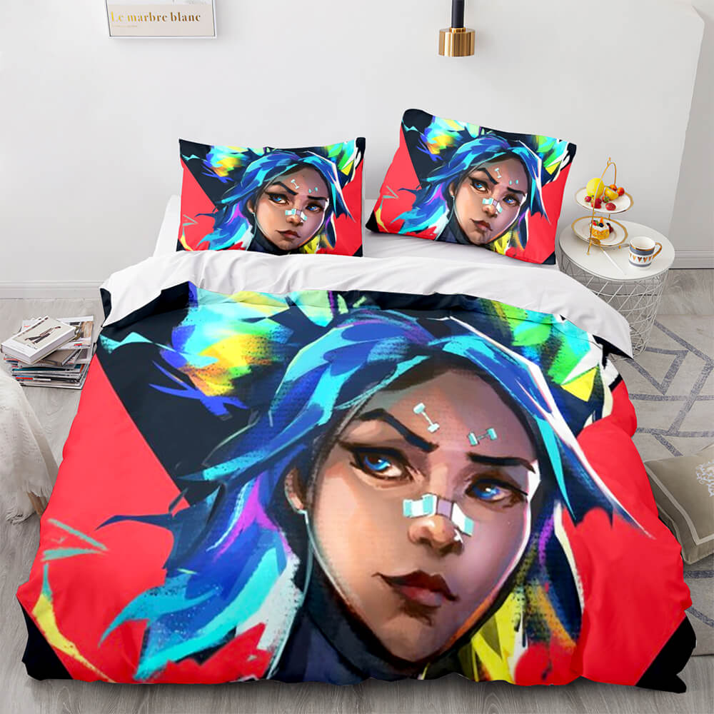 2024 NEW Game VALORANT Bedding Set Cosplay Quilt Cover Without Filler